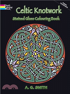 Celtic Knotwork Stained Glass Colouring Book