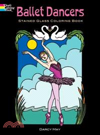 Ballet Dancers Stained Glass Coloring Book