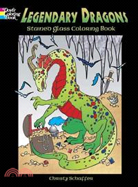 Legendary Dragons Stained Glass Coloring Book