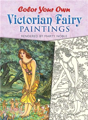 Color Your Own Victorian Fairy Paintings