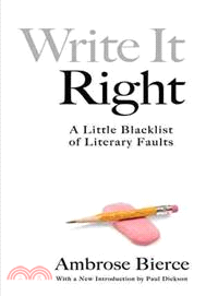 Write It Right ─ A Little Black List of Literary Faults