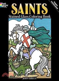 Saints Stained Glass Coloring Book