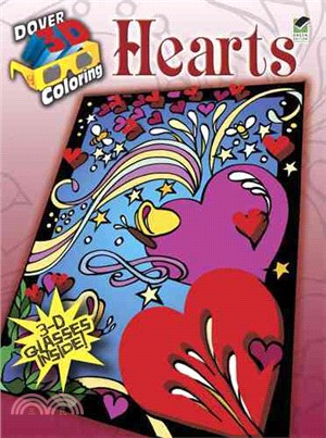 Hearts Coloring Book ─ Includes 3-d Glasses!