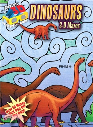 Dinosaurs 3-D Mazes