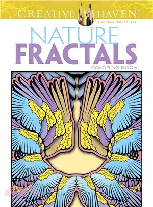 Nature Fractals Adult Coloring Book