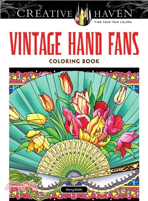 Creative Haven Vintage Hand Fans Coloring Book