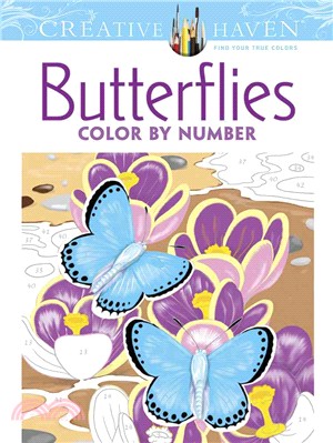 Butterflies Color by Number Coloring