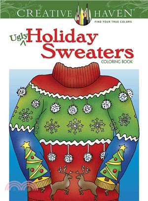 Ugly Holiday Sweaters Adult Coloring Book