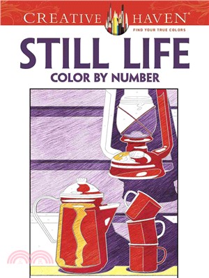 Still Life Color by Number Coloring Book