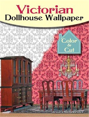 Victorian Dollhouse Wallpaper ─ Color & Cut