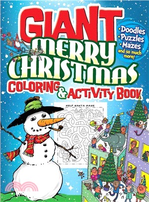 Giant Merry Christmas Coloring & Activity Book