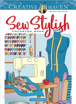 Creative Haven Sew Stylish Coloring Book