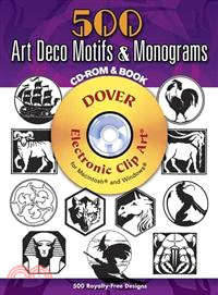 800 Art Deco Motifs and Monograms