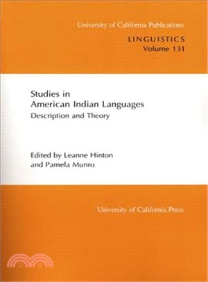 Studies in American Indian Languages ― Description and Theory