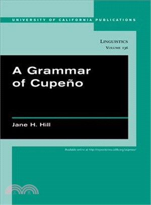 A Grammar of Cupeno