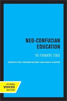 Neo-Confucian Education: The Formative Stagevolume 9