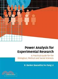 Power Analysis for Experimental Research：A Practical Guide for the Biological, Medical and Social Sciences