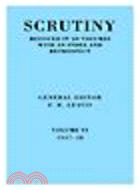 Scrutiny vol. 6 1937-38(Volume 6, 1937-38)