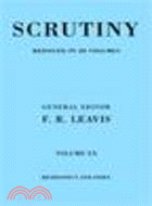 Scrutiny vol. 20 Index & Retrosp(Volume 20, Index and Retrospect)