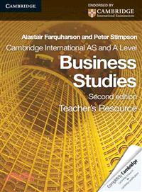 Cambridge International AS and A Level Business Studies ─ Teacher's Resource