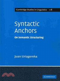Syntactic Anchors:On Semantic Structuring