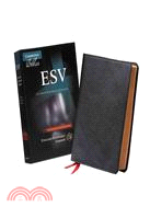 Holy Bible ─ English Standard Version, Black, Goatskin Leather, Clarion Reference Edition