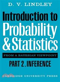 Introduction to Probability and Statistics from a Bayesian Viewpoint, Part 2 ─ Inference