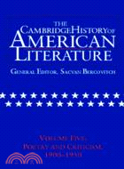 The Cambridge History of American Literature：VOLUME5