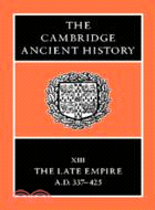 The Cambridge Ancient History：VOLUME13