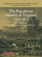 The Population History of England 1541–1871