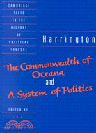 The Commonwealth of Oceana and a System of Politics