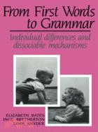 From First Words to Grammar：Individual Differences and Dissociable Mechanisms