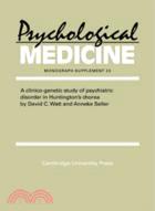 A Clinico-Genetic Study of Psychiatric Disorder in Huntington's Chorea