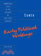 Comte: Early Political Writings