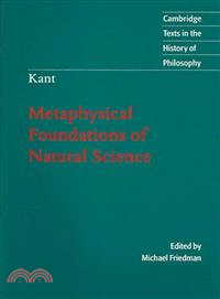 Metaphysical Foundations of Natural Science