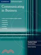 Communicating In Business—A Short Course for Business English Students : Cultural Diversity and Socializing, Using the Telephone, Presentations, Meetings and Negotiations