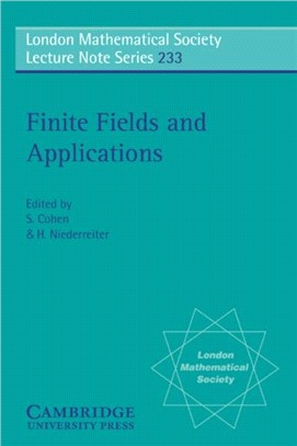 Finite Fields and Applications：Proceedings of the Third International Conference, Glasgow, July 1995