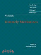 Nietzsche: Untimely Meditations