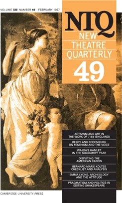 New Theatre Quarterly 49：VOLUME13,Part 1