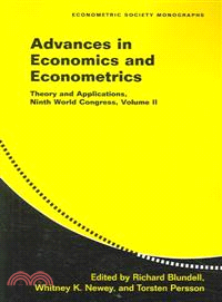 Advances in Economics And Econometrics―Theory And Applications, Ninth World Congress