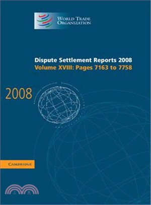 Dispute Settlement Reports 2008(Volume 18, Pages 7163-7758)
