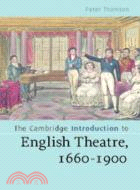 The Cambridge Introduction to English Theatre, 1660-1900