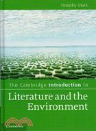 The Cambridge Introduction to Literature and the Environment