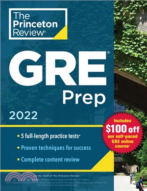 Princeton Review GRE Prep, 2022: 5 Practice Tests + Review & Techniques + Online Features