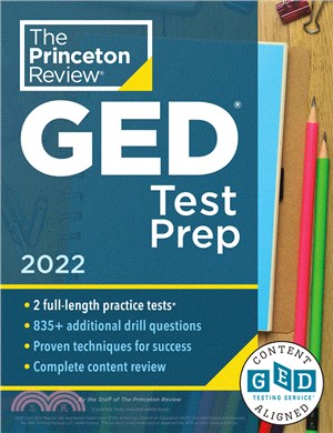 Princeton Review GED Test Prep, 2022：Practice Tests + Review and Techniques + Online Features