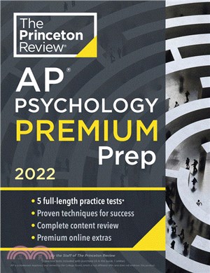 Princeton Review AP Psychology Premium Prep, 2022：5 Practice Tests + Complete Content Review + Strategies & Techniques