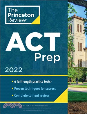 Princeton Review ACT Prep, 2022：6 Practice Tests + Content Review + Strategies