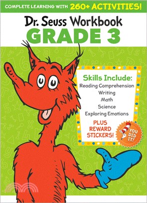 Dr. Seuss Workbook: Grade 3: 260+ Fun Activities with Stickers and More! (Language Arts, Vocabulary, Spelling, Reading Comprehension, Writing, Math