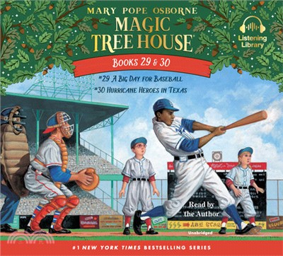 Magic Tree House #29-30 (2CDs)－A Big Day for Baseball; Hurricane Heroes in Texas