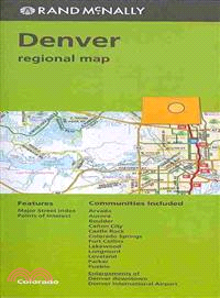 Rand McNally Denver Colorado Regional Map